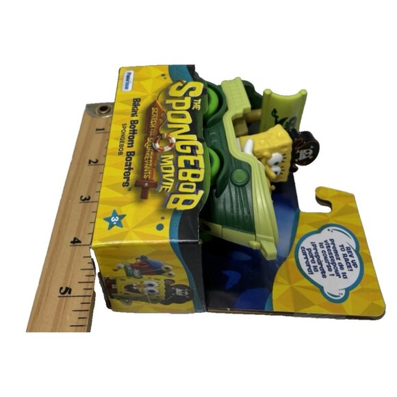 SpongeBob Movie Bikini Bottom Boaters SpongeBob Vehicle Figure Toy Playset New - Picture 7 of 8